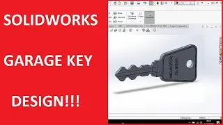 SOLIDWORKS KEY 1 | GARAGE KEY!!!!