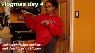 making christmas cookies and dancing to 50's music | vlogmas day 4
