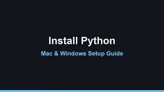 How to Install Python on Mac & Windows | Beginner Setup Guide