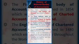 Accounting/Lesson 1 - History of National Bodies of Accountants