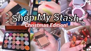 SHOP MY STASH 2022// Christmas Edition//Bi- Monthly Makeup Basket //Shopping My Makeup Collection