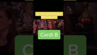 Cardi B Speech Vs Nicki Minaj Speech 