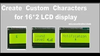 Project 08 - Arduino LCD display Create Custom Characters