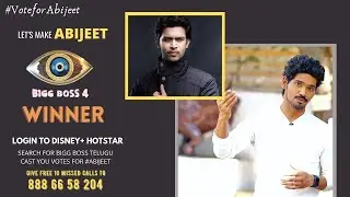 Let's vote for Abijeet | Bigg Boss Telugu Season 4 | Sudhakar Komakula | Support | Life is Beautiful