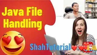 Java File Handling | Java File create Read Update Delete | Java Tutorial | 