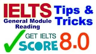 IELTS | General Training Module Reading Test | tips & tricks
