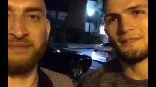 ХАБИБ НУРМАГОМЕДОВ ПЕРЕДАЕТ САЛАМ КУЛИНЦАМ