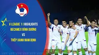 Highlights l Bình Dương vs Nam Định: Tiến Linh ghi bàn giúp chủ nhà hạ gục đội bóng Thành Nam