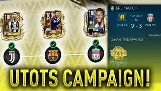 HOW TO WIN LIVERPOOL CAMPAIGN IN UTOTS | 115 OVR |Free Masters rewards and Prime Pele In fifa Mobile