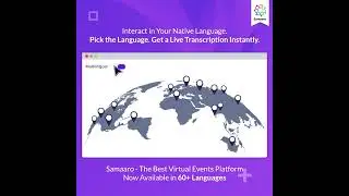Multilingual Virtual Events | Live Translation | Live Caption | Samaaro