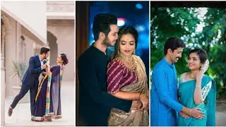 New Couple Photo poses idea with saree || couple poses || couple photoshoot poses idea