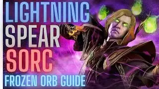 Lighting Spear Frozen Orb Sorcerer is OP: Tormented Bosses, Tier 8 Hordes & Build (Diablo 4)