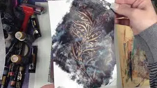 Playing on the Gelli Plate