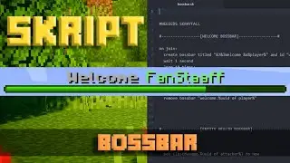 How To Make A Bossbar - Minecraft Skript Tutorial