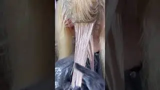 How to tone your hair using Igora Royal Cool Tones 9-19 #hair #platinumblonde #haircolor #hairstyle