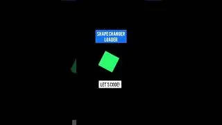Shape Changing Loader using CSS