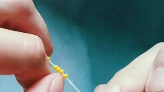 Вязание с бисером. Шар из бисера