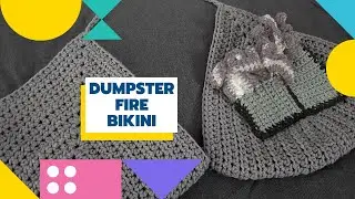 Dumpster Fire [2020] Crochet Bikini - Freehand