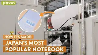 How Japan's Most Popular Notebook is made! ✨📓 | JetPens Tours Kokuyo's Campus Factory