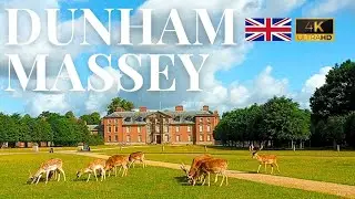 Dunham Massey Visual Walking Tour 4K 2024| House and Deer Park Manchester England Historic Hall