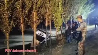 Ичида болалар бўлган Дамас Фарғона каналига тушиб кетди