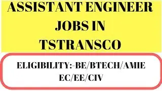 Assistant Engineer Jobs in TRANSCO -2018  | 330 Posts