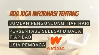 Cara Mengetahui Jumlah Pembaca Aktif Ceritamu di Wattpad