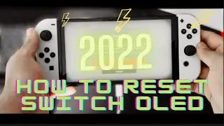 How to reset Nintendo switch OLED 2021/2022