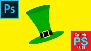 Easy! How to Draw a Flat Leprechaun Hat in Photoshop