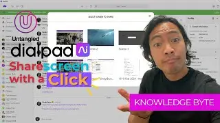 Dialpad Share Your Screen or Video