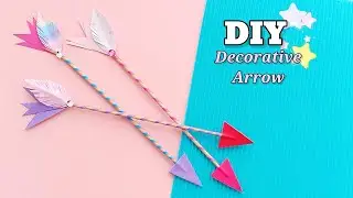 How to make Decorative Arrow || DIY Paper Arrow  || origami craft || paper craft || easy craft idea