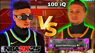 I Played Against The #1 Highest iQ Guard On NBA 2K25 CURRENT GEN…😳