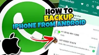 👉 HOW to BACKUP WHATSAPP in IPHONE from ANDROID 🔥 2024