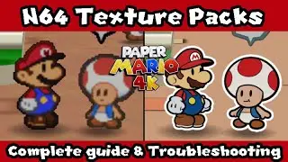 Paper Mario 64K | How to install Texture Packs in Project 64 (Complete Guide)