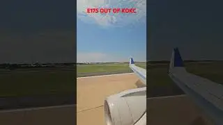 E175 departing from Oklahoma City #aviation