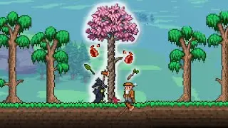 Can you get SUPER RICH by shaking thousands of trees in Terraria?