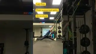 Band assisted stretching #stretched #fitness #motivation #mobility #stretch