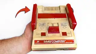 Restoration Retro Nintendo FAMILY Japanese NES 1983 - Yellowed Plastic Retrobright - ASMR