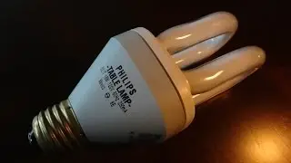 Old Philips 16watt Table Lamp CFL bulb