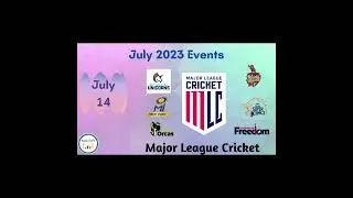 Upcoming Events in July 2023