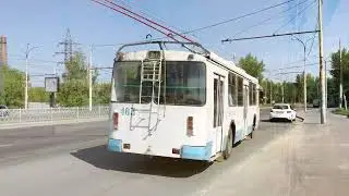 В троллейбусе. Екатеринбург 463, ЗиУ-682Г-016.02, Маршрут № 32