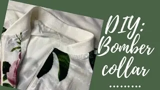 DIY knitted COLLAR for BOMBER | Lining | Bomber review