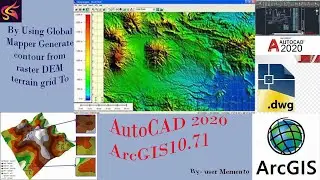 How we can Global mapper software is used to generate DWG file ArcGIS file 2022
