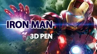 3D PEN ART | IRON MAN | КАК НАРИСОВАТЬ ЖЕЛЕЗНОГО ЧЕЛОВЕКА 3D РУЧКОЙ | 2019