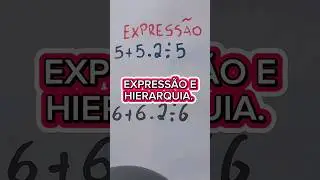 Expressão, quem resolvemos primeiro? 