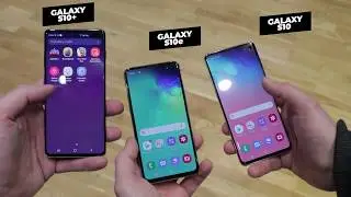 Samsung Galaxy S10 series : Hands On Review