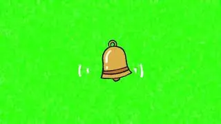 Bell Icon for Animation | Green Screen | #sv Creative