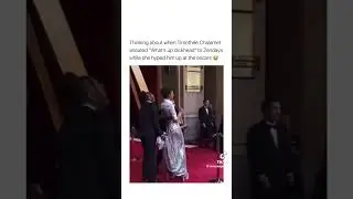 Timothee Chalamet curses at Zendaya🤬