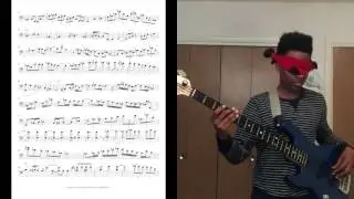 Blindfolded Bass Transcription - Live Sharay Reed solo w/ Corey Henry & the Funk Apostles