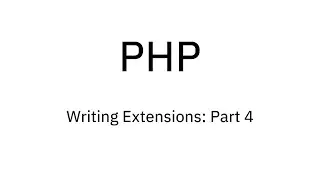 4. Writing PHP Extensions: Creating a class for our LineString